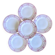 6 assiettes de 1890 signées Carl Tielsch
