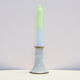 Danish vintage lightgreen ceramic candlestick Desiree