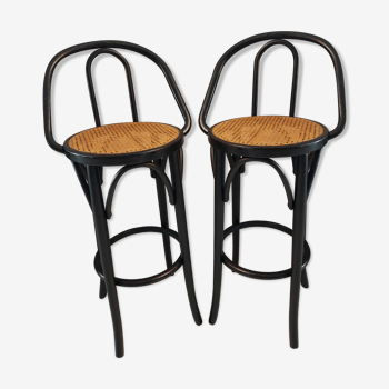 Pair of bar stools in vintage canning 1970