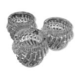 Lot de 3 bougeoirs