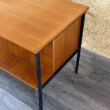 60s 70s teak desk by Günter Renkel for Rego Mobile Germany