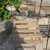 Set of folding garden chairs