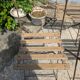 Set of folding garden chairs