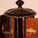 Napoleon III Cigar Humidor in Blackened Wood and Brass