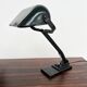 Lampe de bureau articulée ERPE — Vert foncé tout métal, Belgique, années 30-40