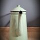 Light green enamelled coffee maker