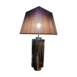 Crome and bakelite lamp