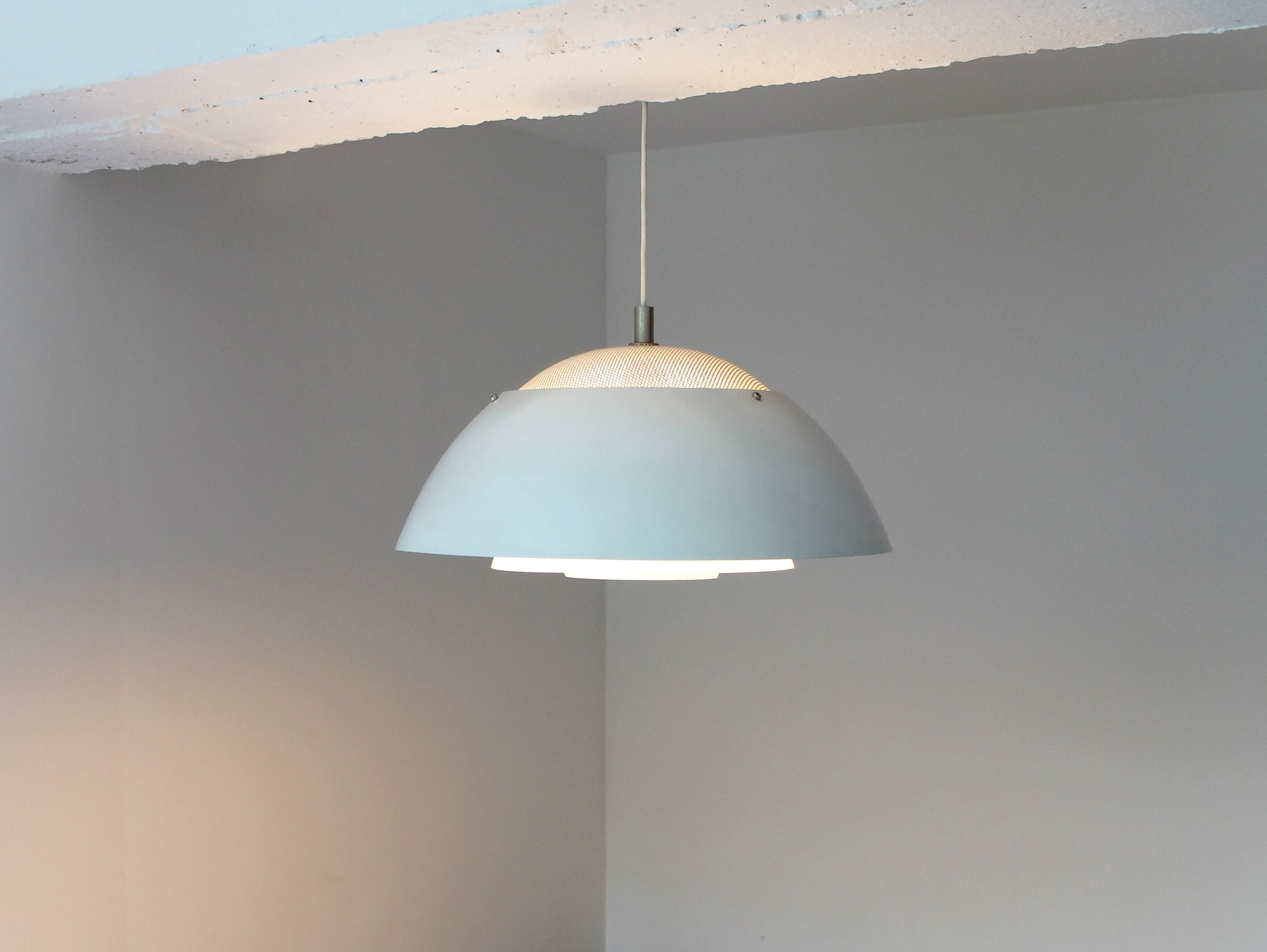 Scandinavian hanging lamp XL, white, Nordisk Solar, Denmark