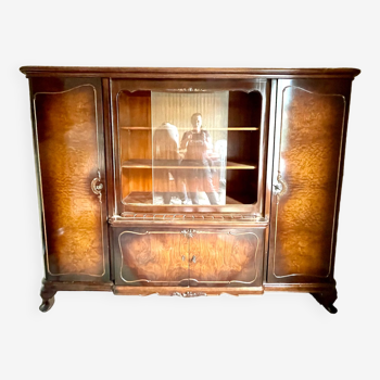 Chippendale style glass bookcase