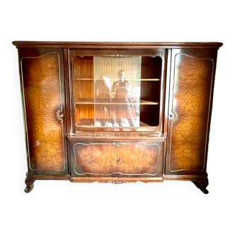 Chippendale style glass bookcase