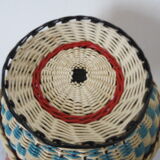 Fruit basket scoubidous 70's