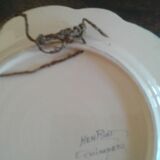 Two old Quimper plates