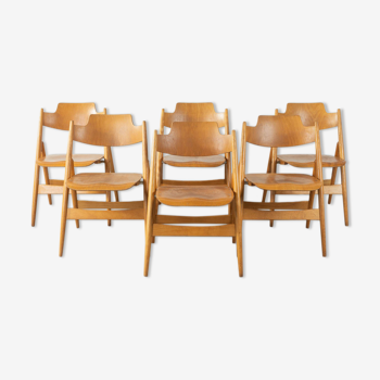 Chaises pliantes SE 18 des années 1950 Egon Eiermann