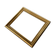Small golden frame