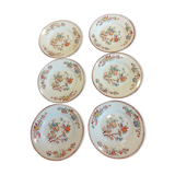 Assiettes Sarraguemines Minton 252, fin XIXe