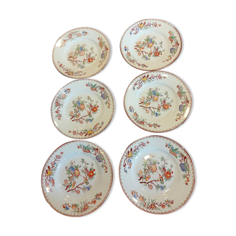 Sarraguemines Minton 252 plates, late 19th century