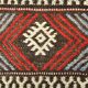 Muticolor Turkish Vintage Kilim Rug, 161x206Cm