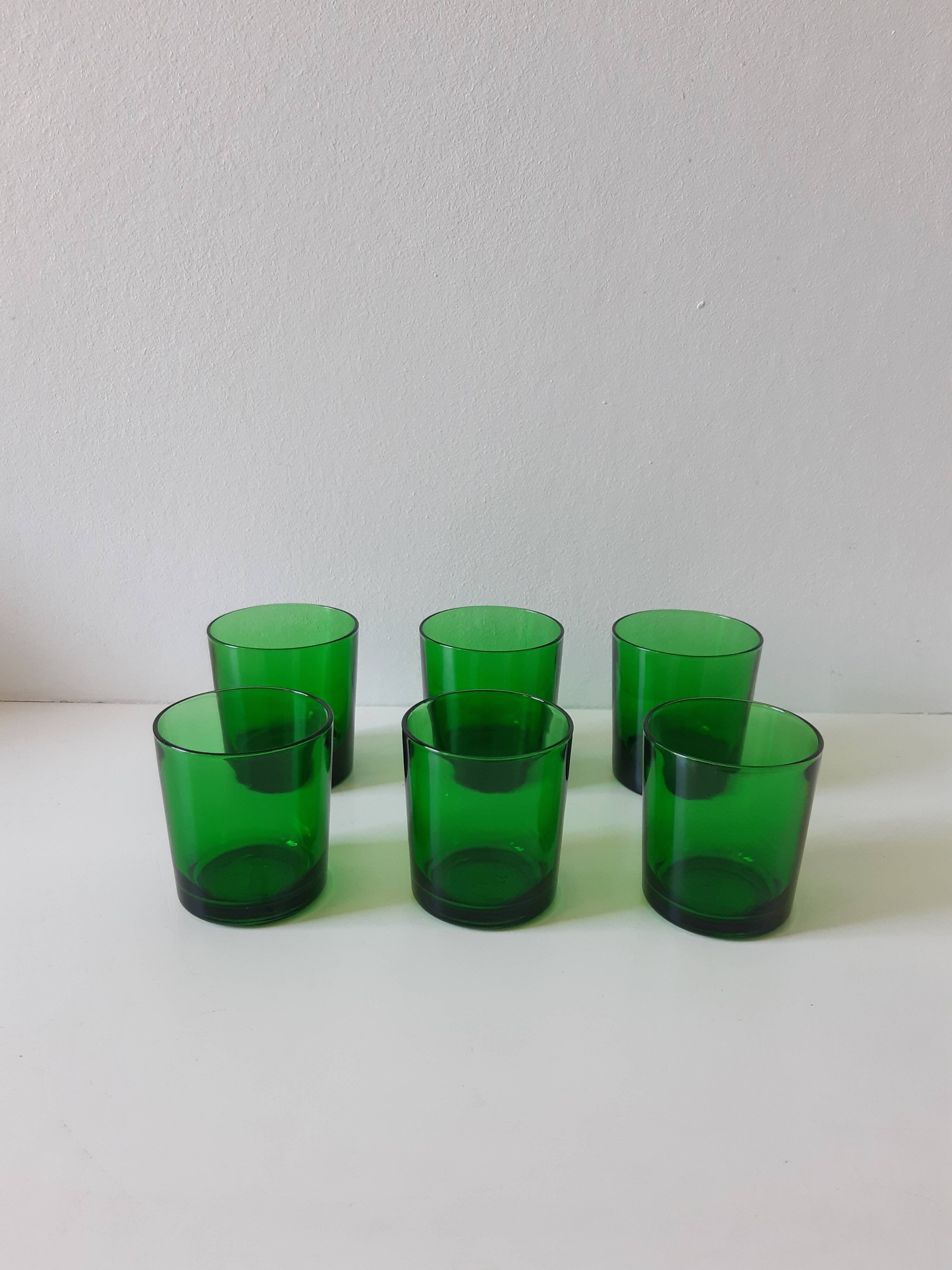 Set of 6 vintage water glasses