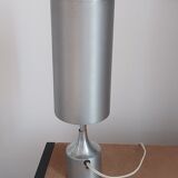 Brushed aluminium lamp