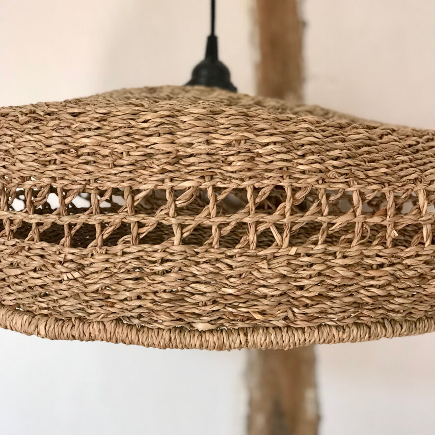 Wicker basket suspension