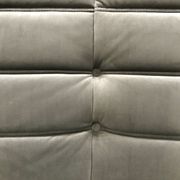 Togo in grey velvet by Michel Ducaroy for Ligne Roset