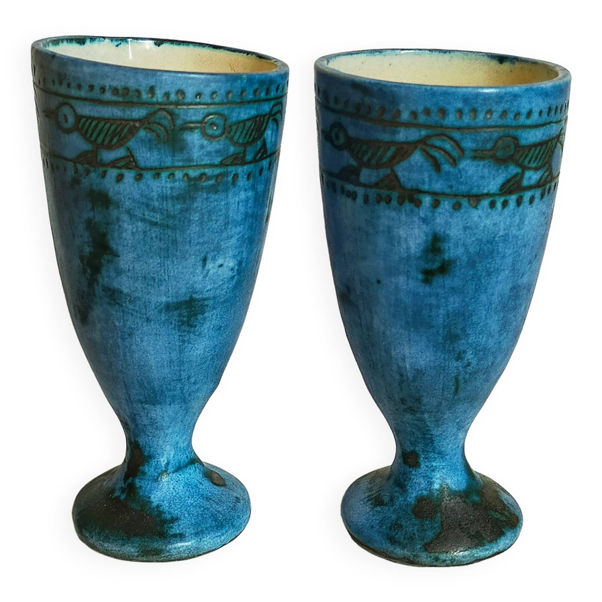 Duo de mazagrans en céramique de Jacques Blin