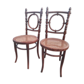Duo chaises cannées fischel austria