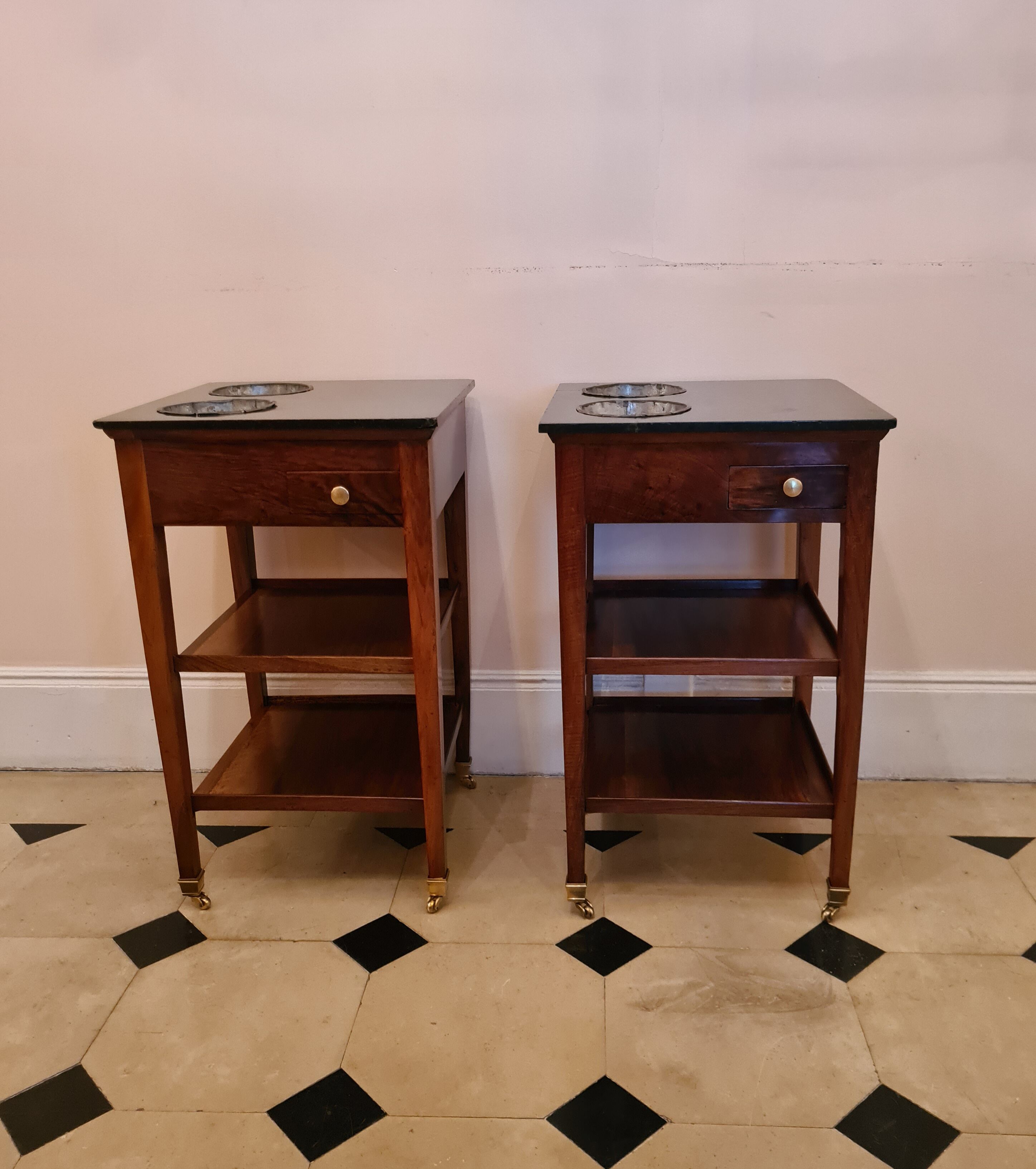 Pair of Louis XVI period coolers, circa 1785