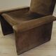 Corduroy armchair, Italian design, 1970s, production: Italy