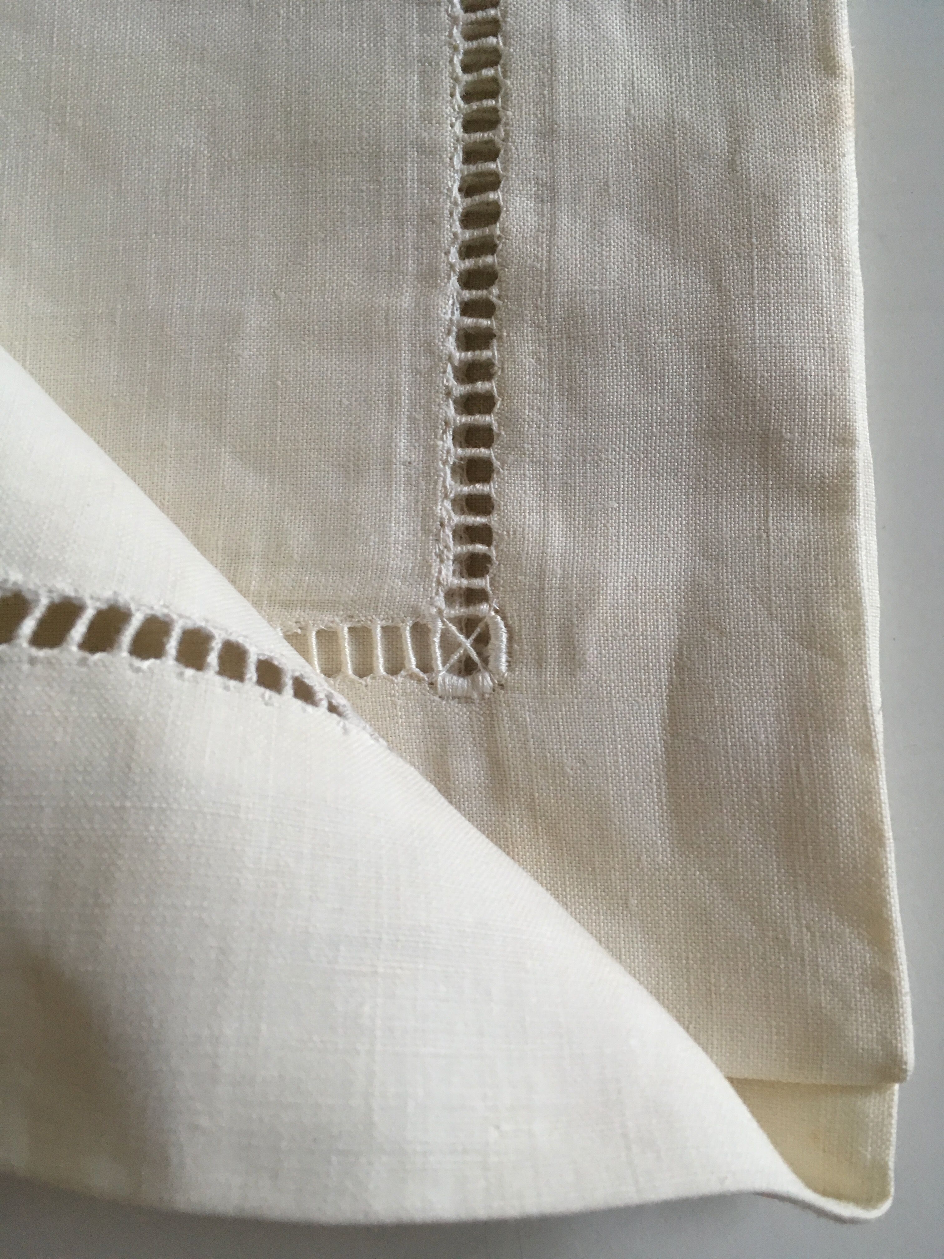 Linen pillowcase to old days