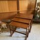 Danish trundle tables in teak BR Gelsted from the 60s