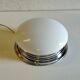 Bauhaus ceiling light or wall lamp with opaline globe and chrome metal - mid 20th century.