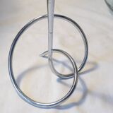 Vase soliflore en métal chromé Black + Blum