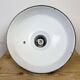 Industrial British Grey Enamel Factory Pendant Lamp, 1960s