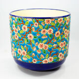 French Art Deco Longwy Faience Cachepot 1940s