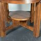 Midcentury Dutch Art Deco mahogany side or coffee table, ca 1940s - 1950s