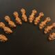 10 ceramic knife holders in the shape of a recumbent poodle