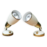 Pair of sconces with ball joints, 1950s