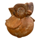 Vase céramique en grès marron figure de chouette