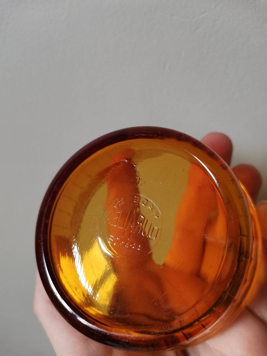 Duralex France Vintage yellow ramekin bowl