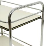 Vintage Drink Trolley Serving Cart Chrome Sixties