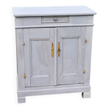 Early 20th century Parisian sideboard in solid wood with gray patina