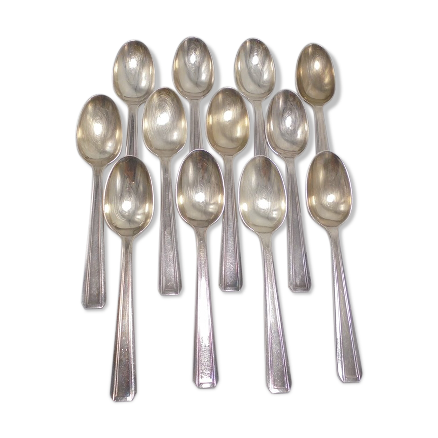 12 silver spoons