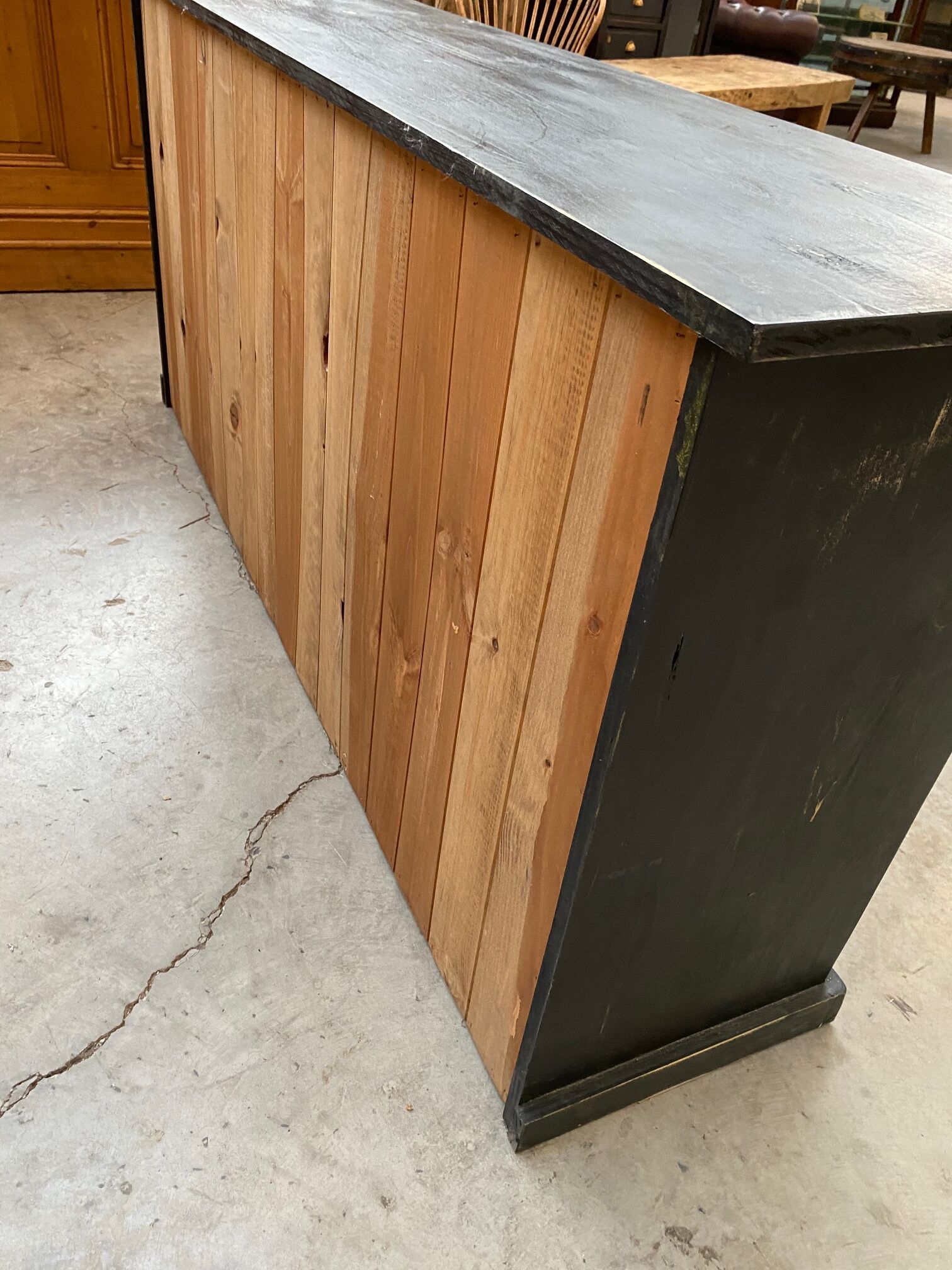 Old loom cabinet with drawers