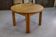 Round table in solid oak by Maison Regain 1970s