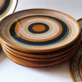 flat plates collection "Hawaii" Sarreguemines