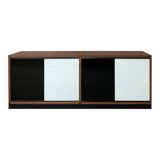 Rare vintage two-tone ARP Guariche Minvielle sideboard display case from the 60s
