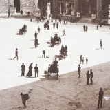 Photograph on wood panel - Florence Italy