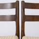 Pair of Niels Møller chairs #84 Danish 1970s vintage