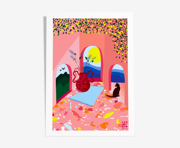Paxos - illustration en édition limitée, format a4 (Veridis Quo, Elisa Brouet)